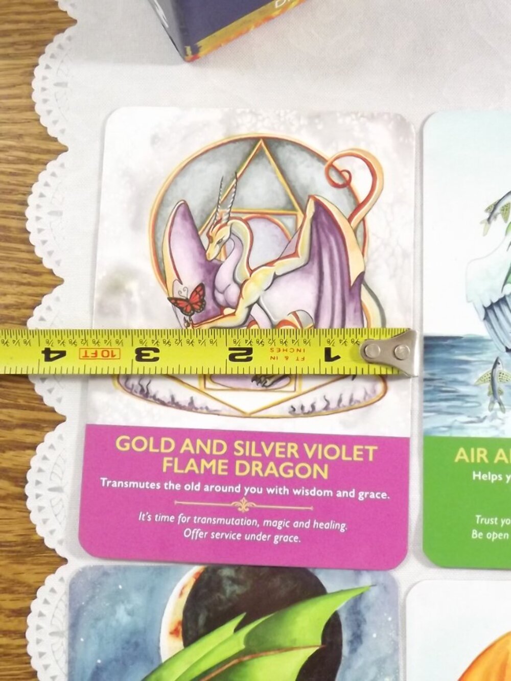 Dragon Oracle Cards Deck with Guidebook - Colorful Dragon Art - Picture 9 of 9
